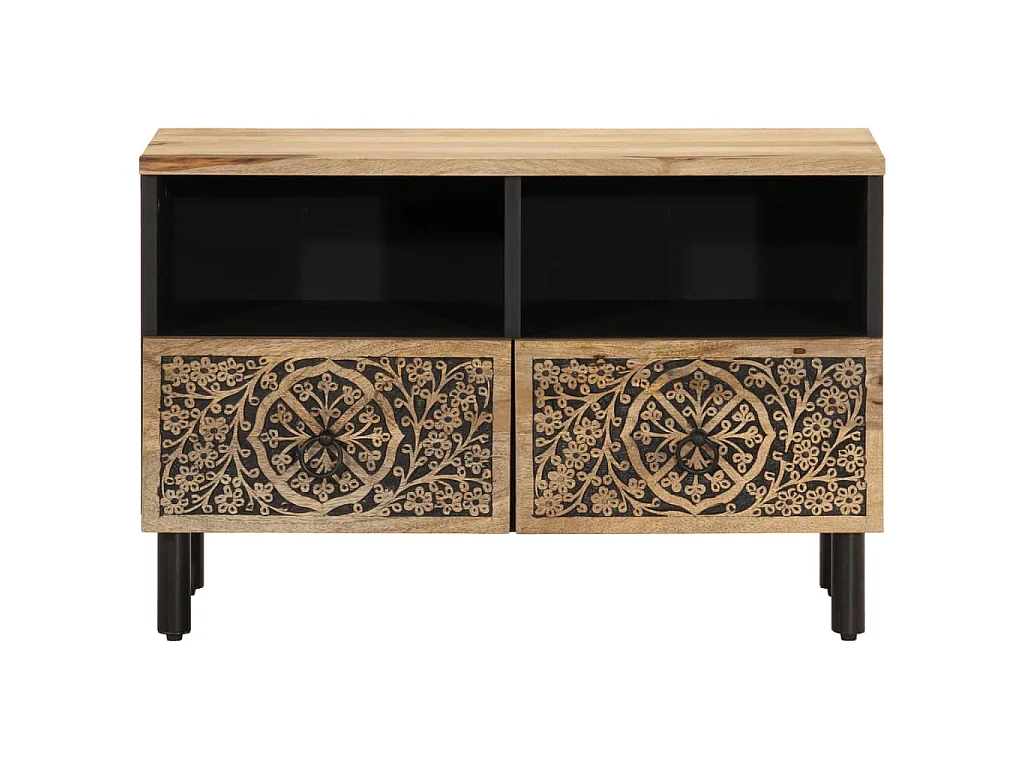 Garden Furniture -  Tv-meubel 70x33x46 cm massief mangohout