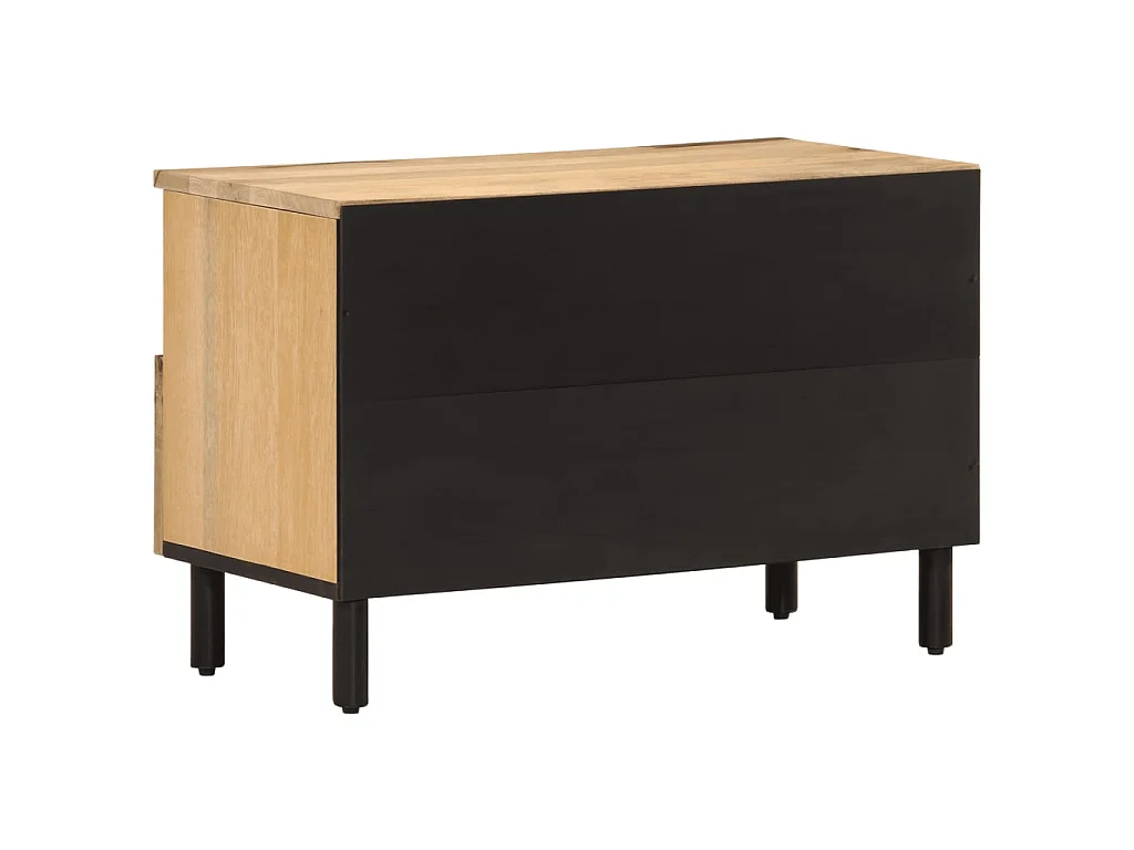 Garden Furniture -  Tv-meubel 70x33x46 cm massief mangohout