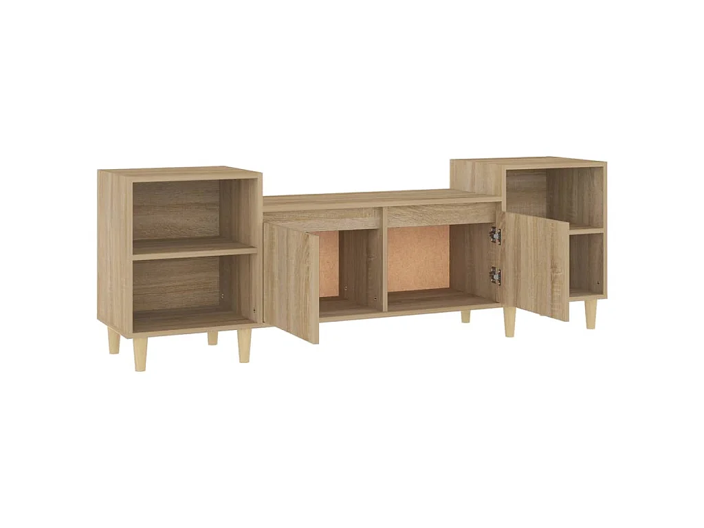 Grylis  Tv-meubel 160x35x55 cm bewerkt hout sonoma eikenkleurig