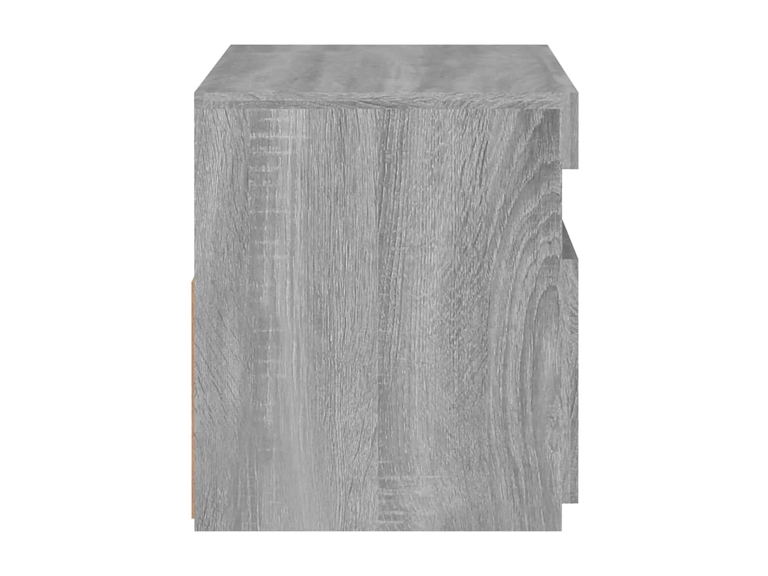 Ilion  Meuble TV avec lumières LED Sonoma gris 60x35x40 cm