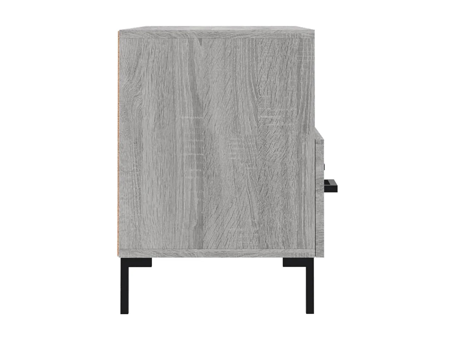 Hirlen  Meuble TV Sonoma gris 80x36x50 cm Bois d'ingénierie