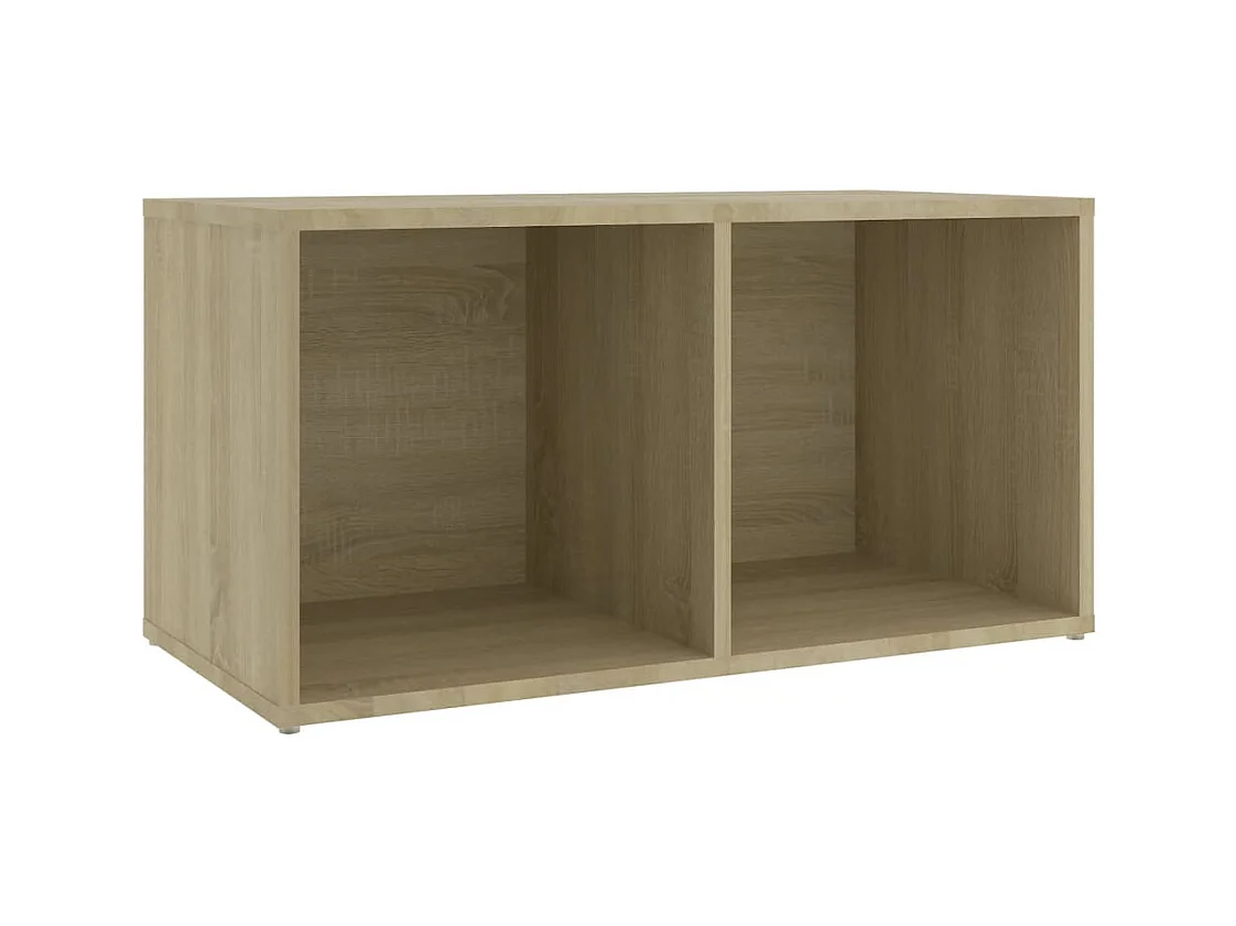 Cootehall  Meuble TV chêne sonoma 72x35x36,5 cm bois d’ingénierie