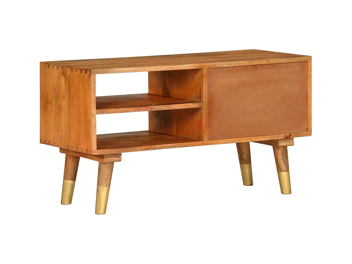 Garden Furniture -  Tv-meubel 85x35x47 cm massief mangohout