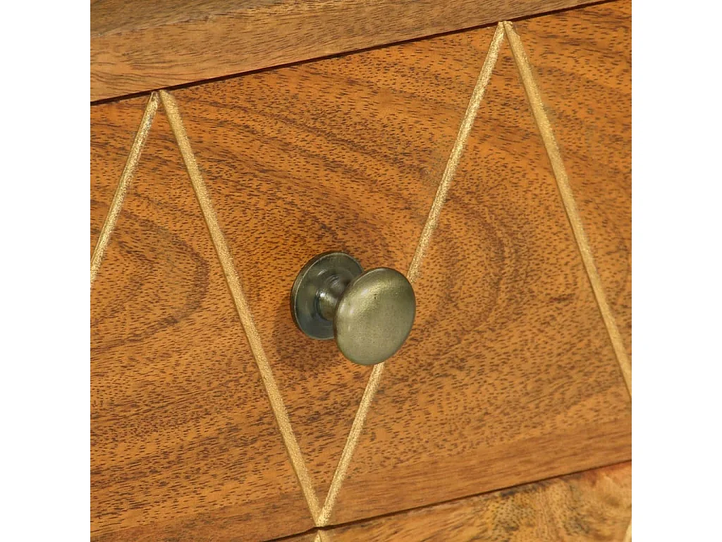 Garden Furniture -  Tv-meubel 85x35x47 cm massief mangohout