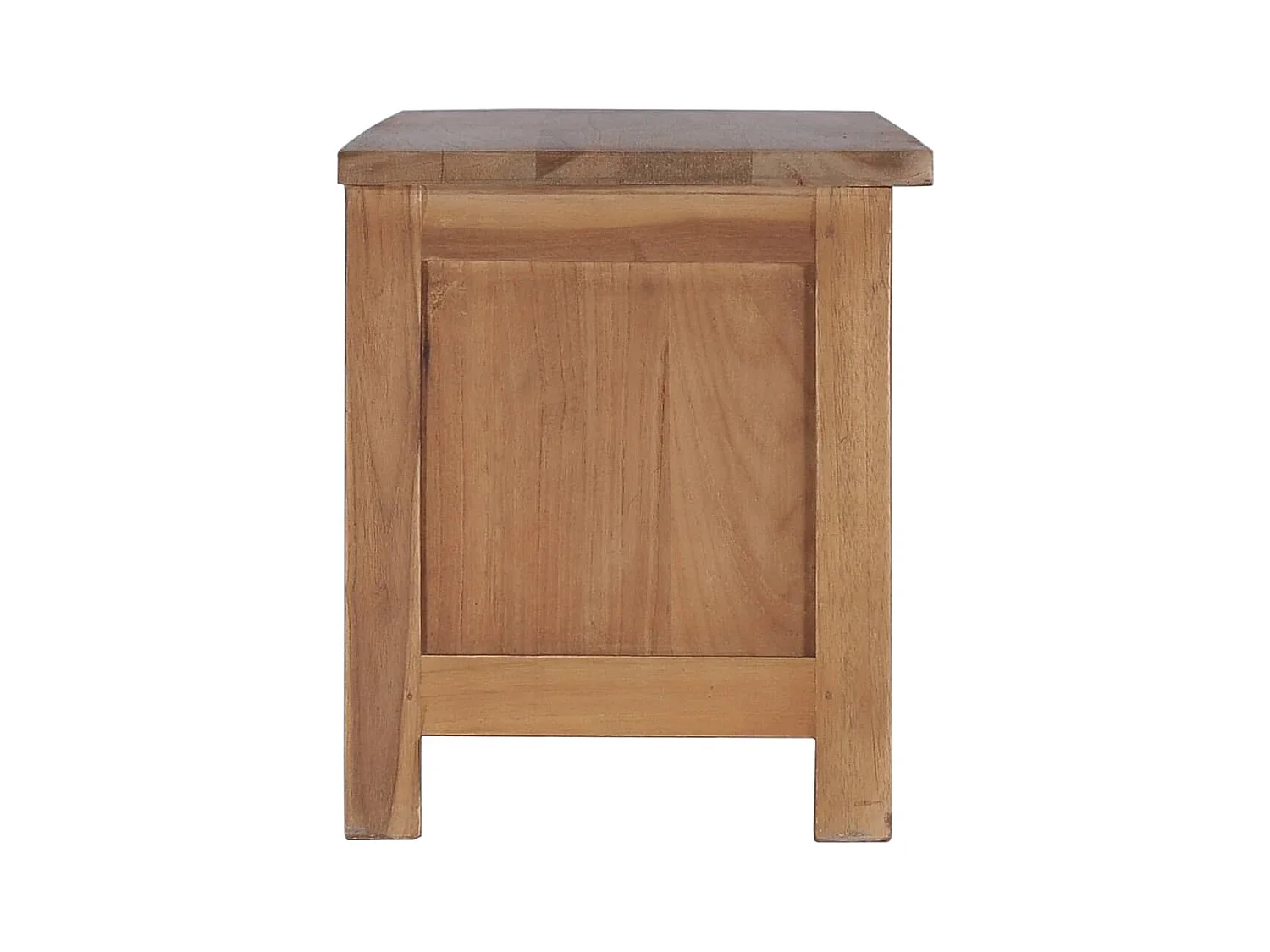 Garden Furniture -  Meuble TV 90x30x35 cm Bois de teck massif