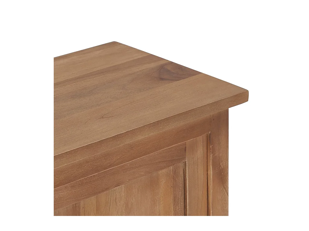 Garden Furniture -  Meuble TV 90x30x35 cm Bois de teck massif