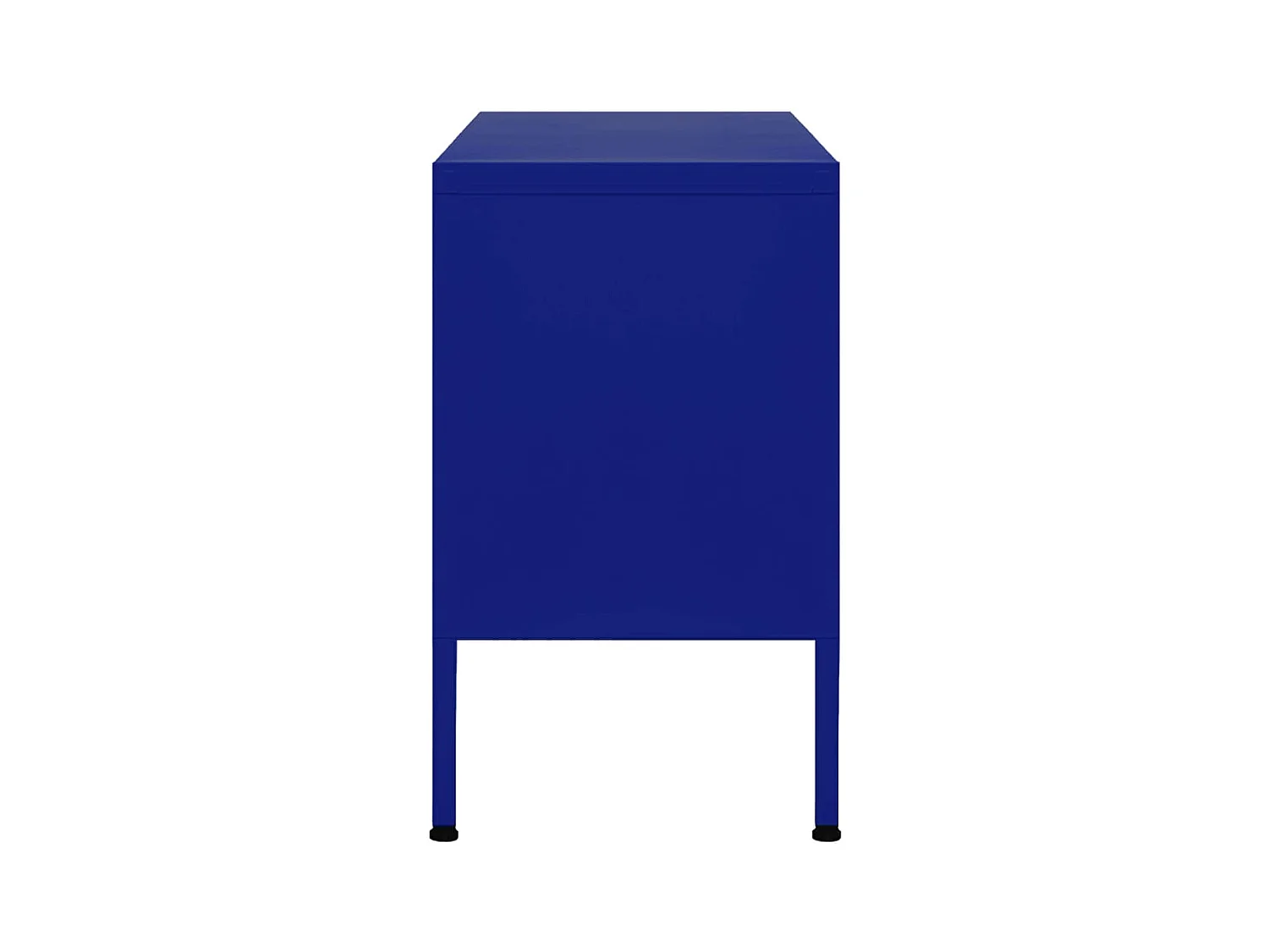 Drøbak  Meuble TV Bleu marine 105x35x50 cm Acier
