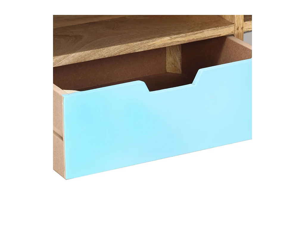 Garden Furniture -  Meuble TV 110x35x48 cm Bois de manguier massif