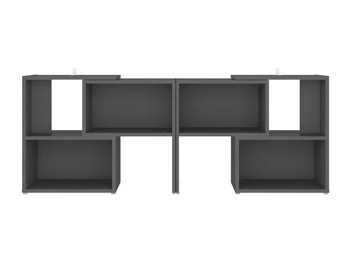 Dalia  Meuble TV Gris 104x30x52 cm Bois d'ingénierie