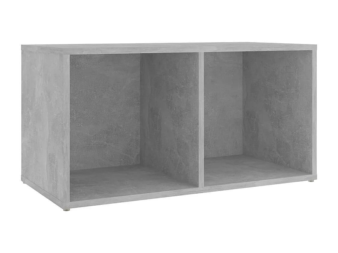 Cootehall  Meuble TV gris béton 72x35x36,5 cm bois d’ingénierie