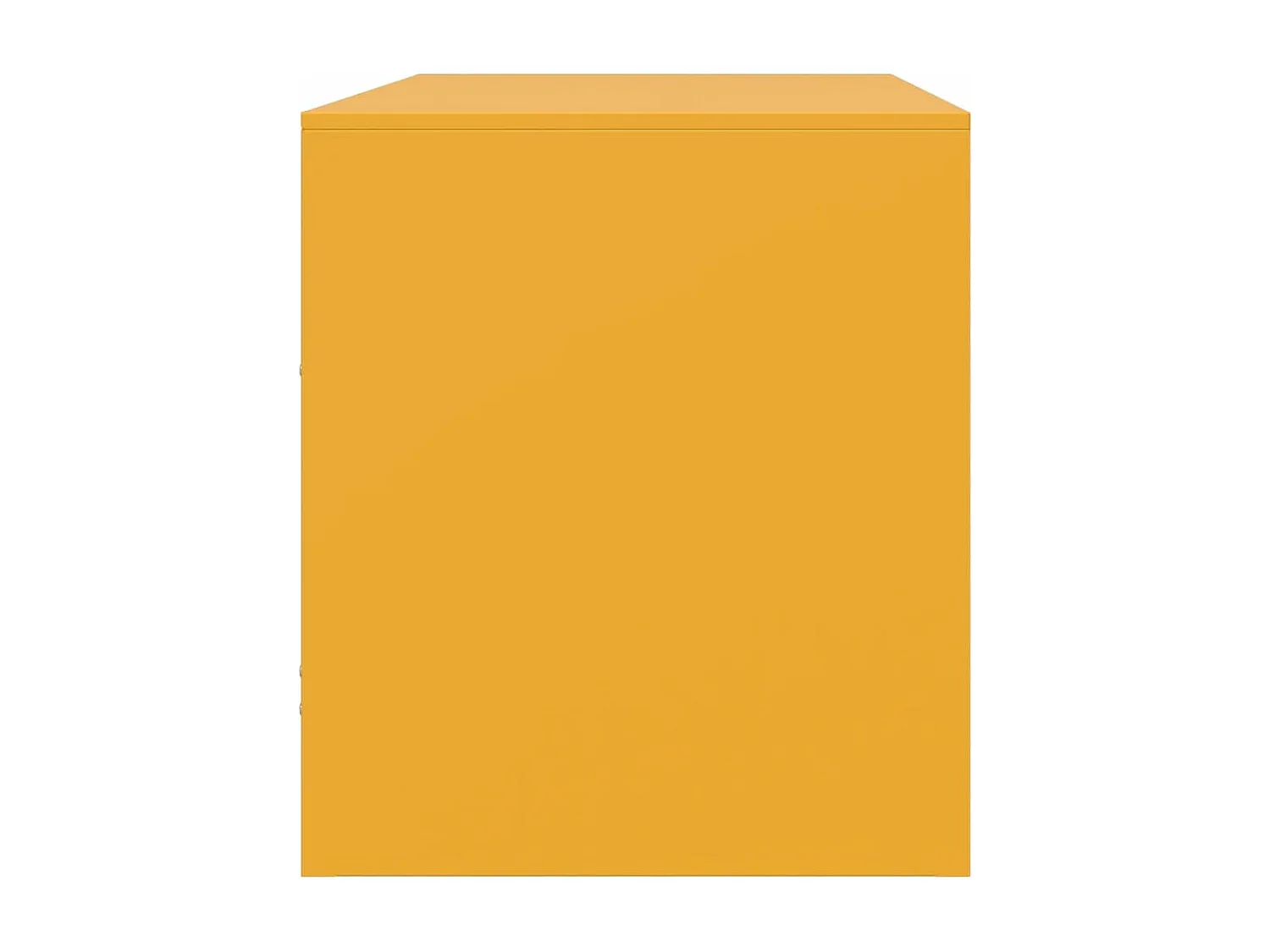 Amelie  Muebles para TV 2 unidades acero amarillo mostaza 67x39x44 cm