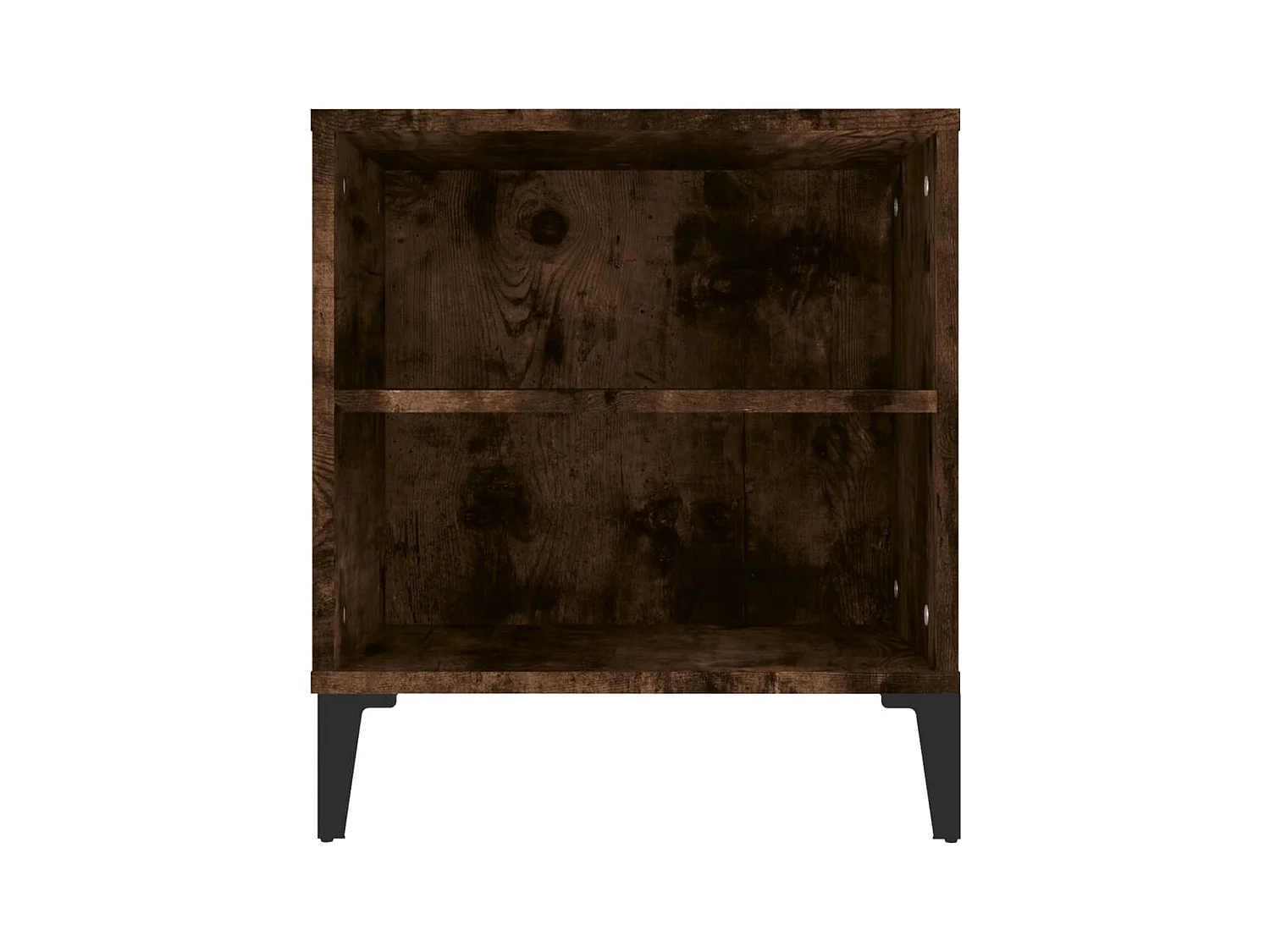 Hermiston  Meuble TV Chêne fumé 102x44,5x50 cm Bois d'ingénierie