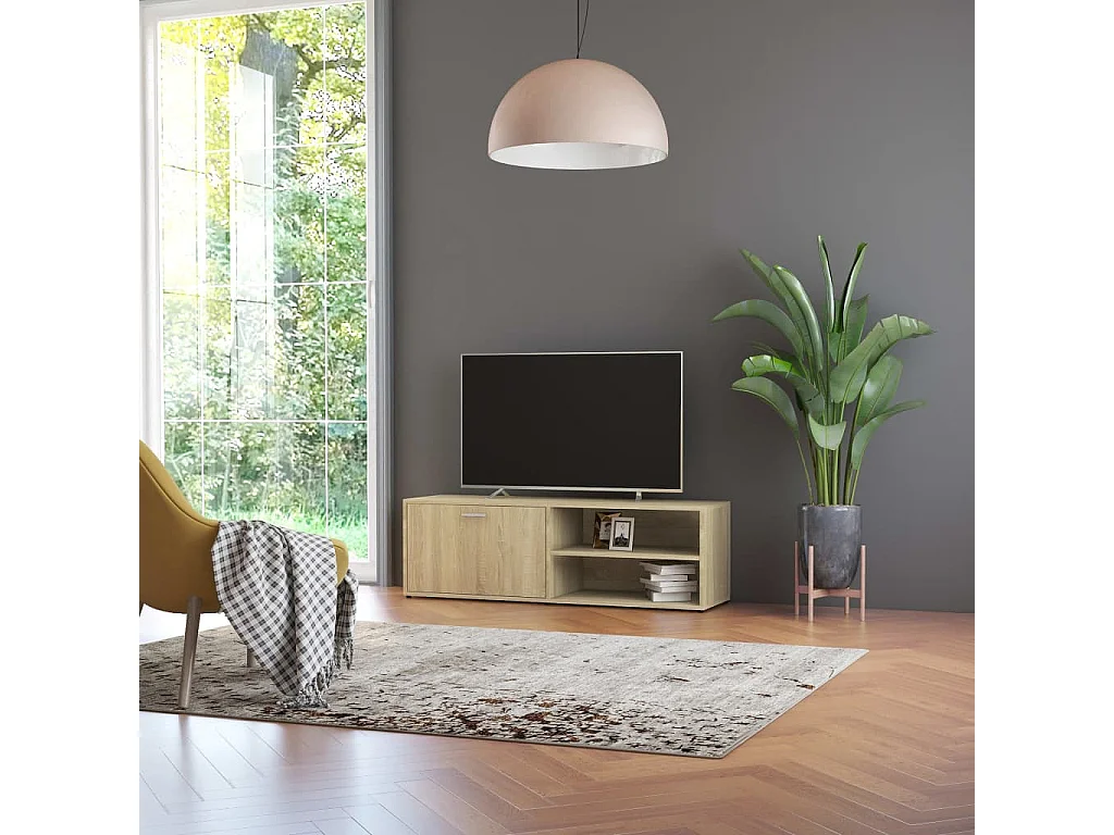 Steijn  Tv-meubel 120x34x37 cm bewerkt hout sonoma eikenkleurig