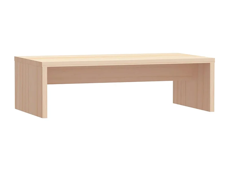 Prolenta Premium -  Soporte para monitor madera maciza de pino 50x27x15 cm