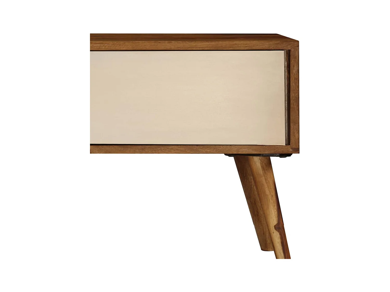 Garden Furniture -  Meuble TV 140x30x40 cm bois massif