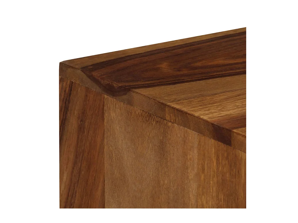 Garden Furniture -  Meuble TV 140x30x40 cm bois massif