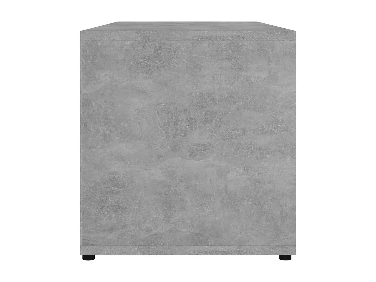 Waianae  Meuble TV Gris béton 80x34x36 cm Bois d'ingénierie
