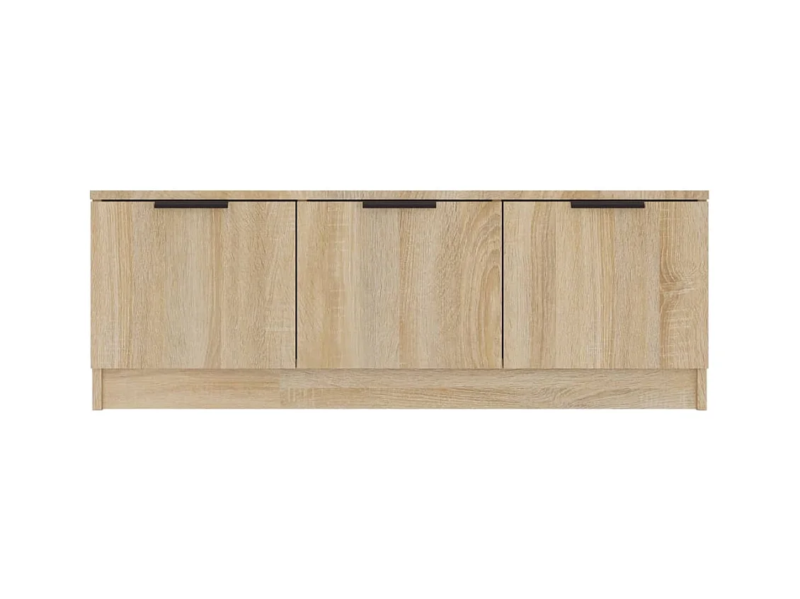Yrnir  Tv-meubel 102x35x36,5 cm bewerkt hout sonoma eikenkleurig