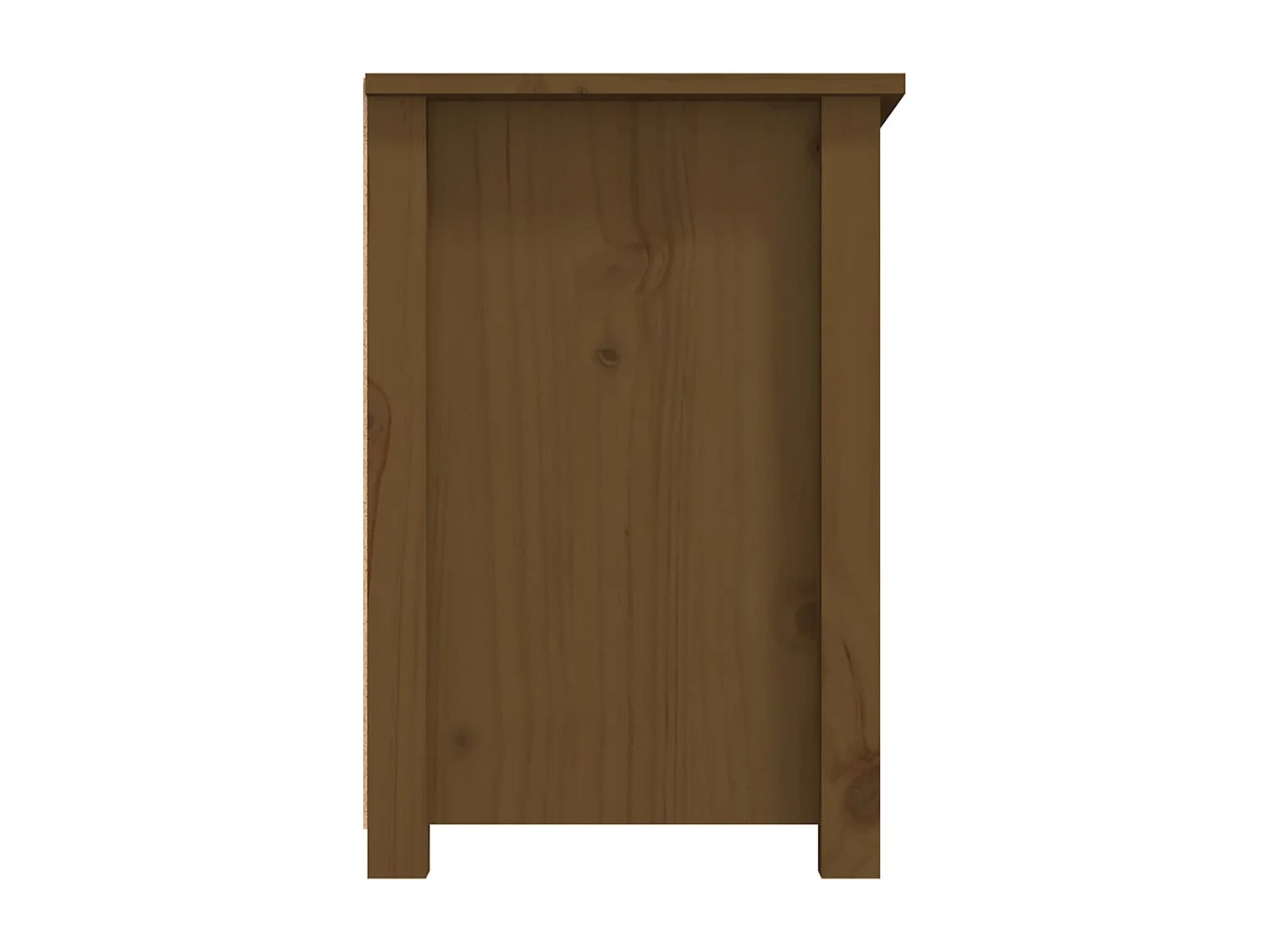 Trace Logan  Meuble TV Marron miel 79x35x52 cm Bois de pin massif