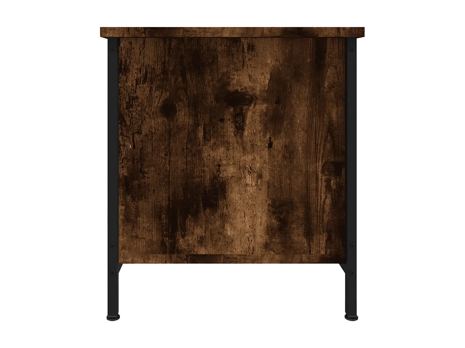 Einar  Meuble TV chêne fumé 100x40x45 cm bois d'ingénierie