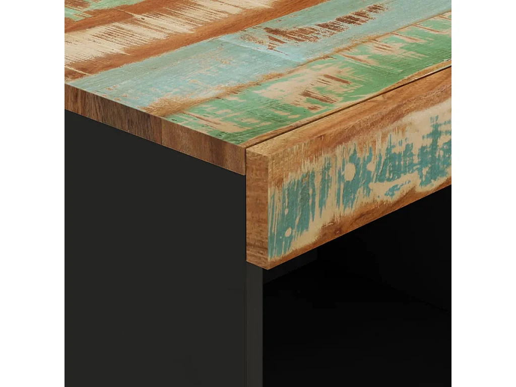 Wyder  Meuble TV 85x33x43,5 cm bois massif de récupération