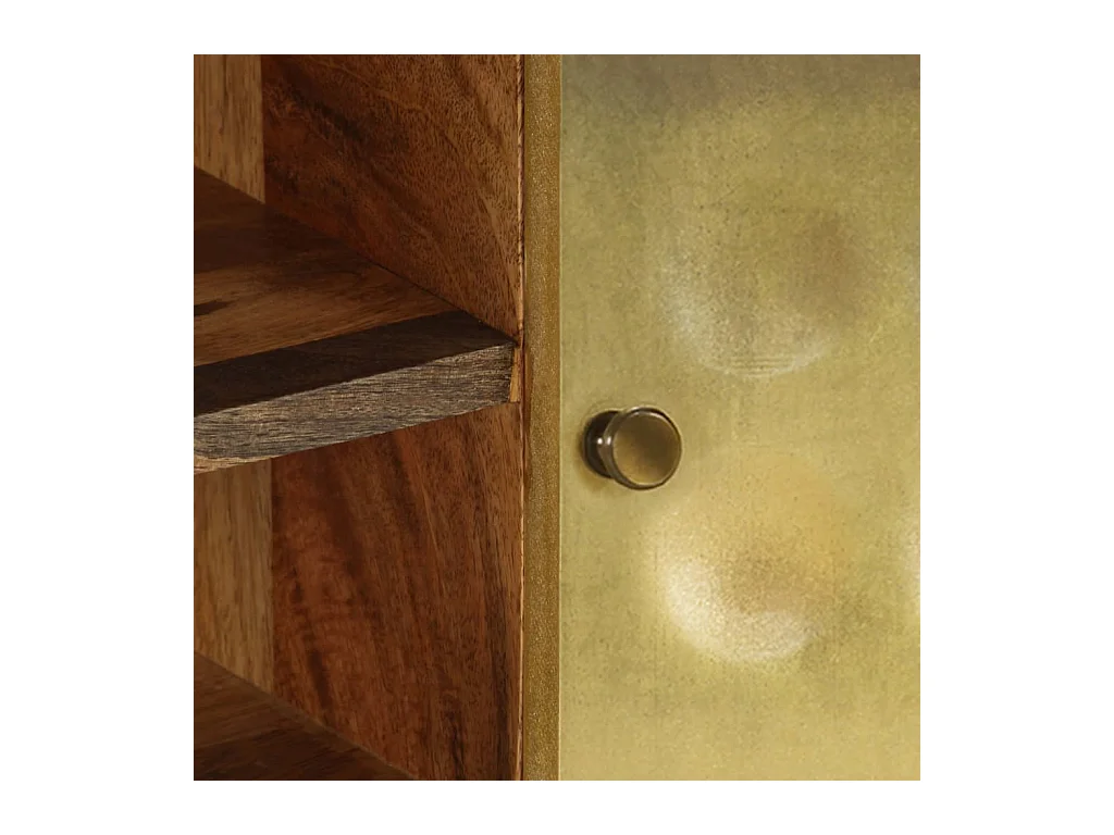 Jean-Léon  Tv-meubel 120x30x45 cm massief mangohout