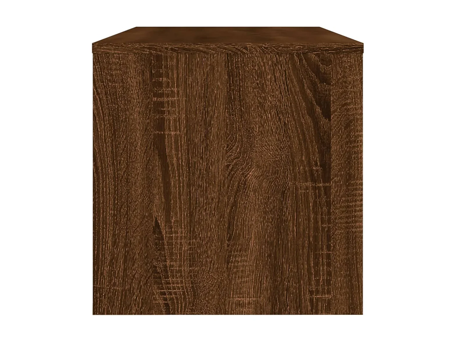 Teodoro Giuseppe  Meuble TV chêne marron 120x34x37 cm bois d'ingénierie