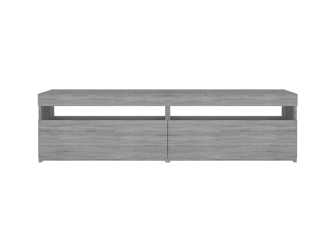 Ilion  Tv-meubelen met LED-verlichting 2 st 75x35x40 cm grijs sonoma