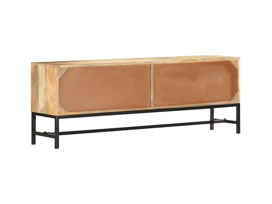 Ellezelles  Tv-meubel 140x30x50 cm massief mangohout