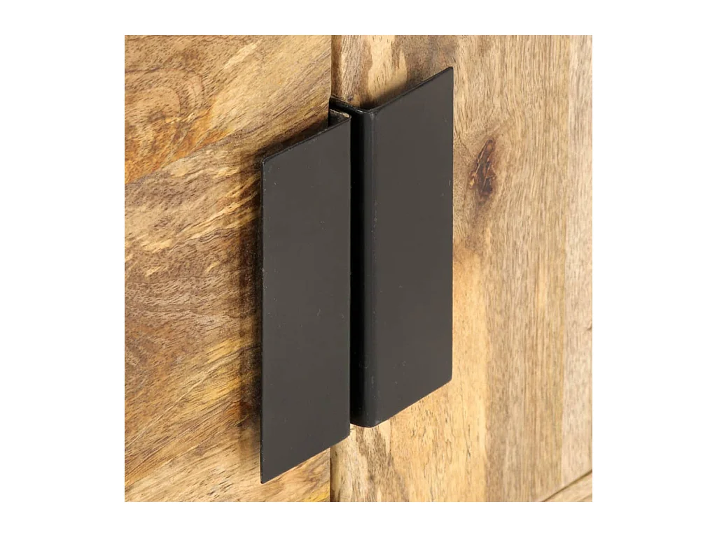 Ellezelles  Tv-meubel 140x30x50 cm massief mangohout