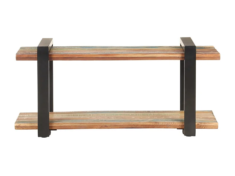 Gokce  Meuble TV 90x40x40 cm Bois de récupération massif