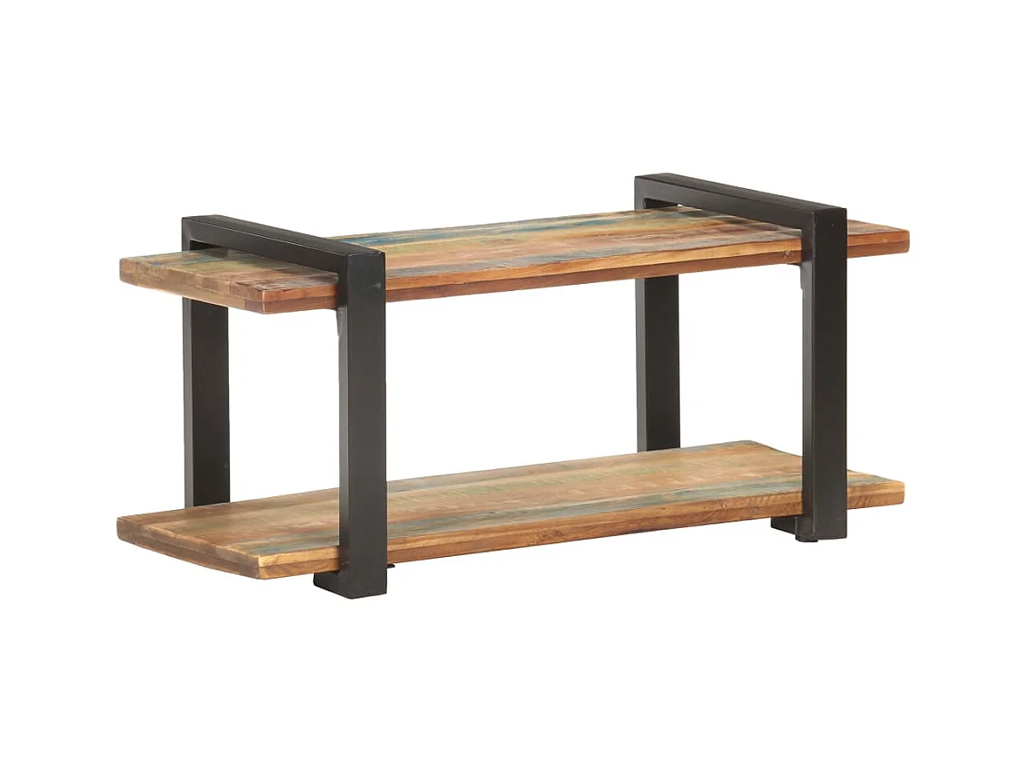 Gokce  Meuble TV 90x40x40 cm Bois de récupération massif