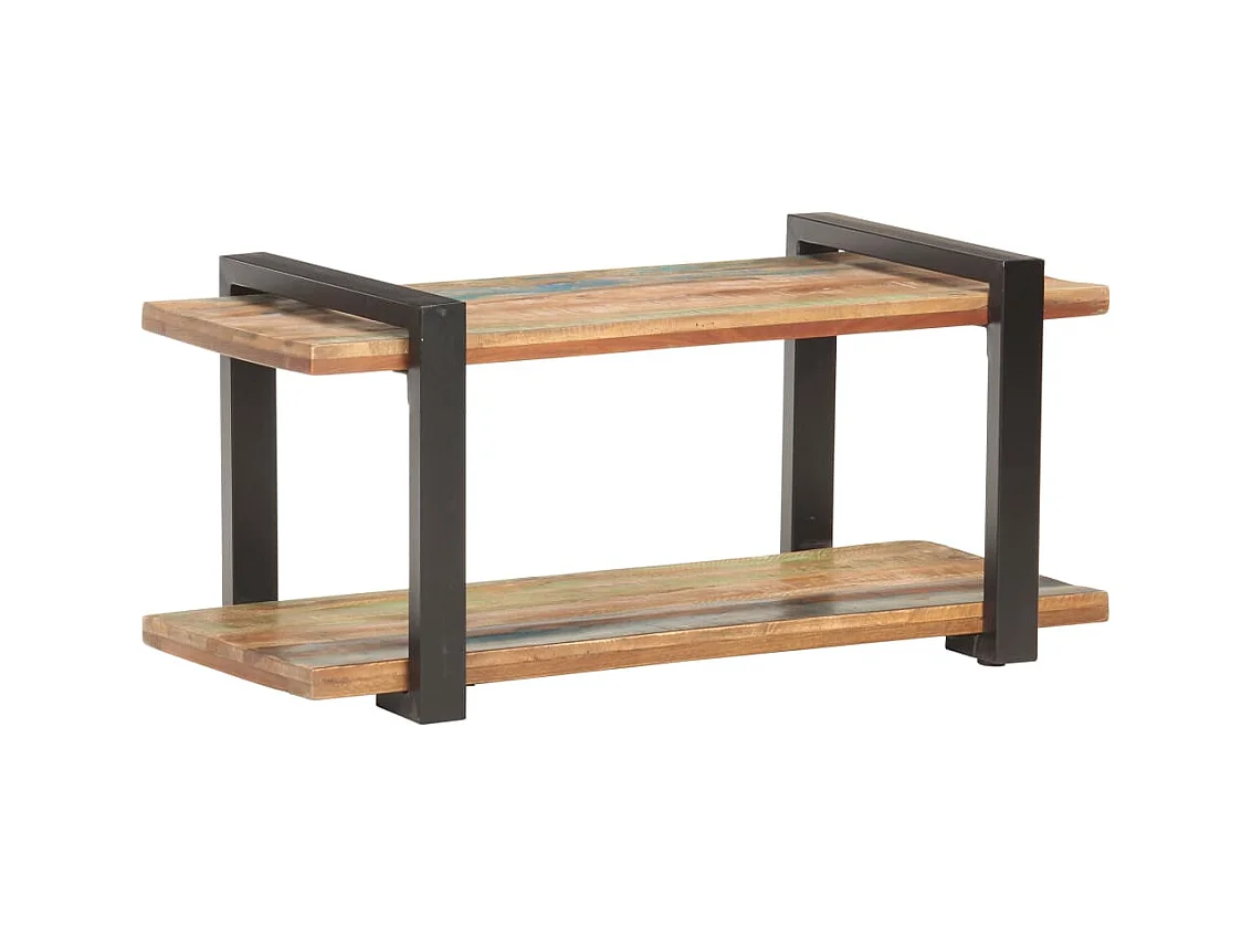 Gokce  Meuble TV 90x40x40 cm Bois de récupération massif