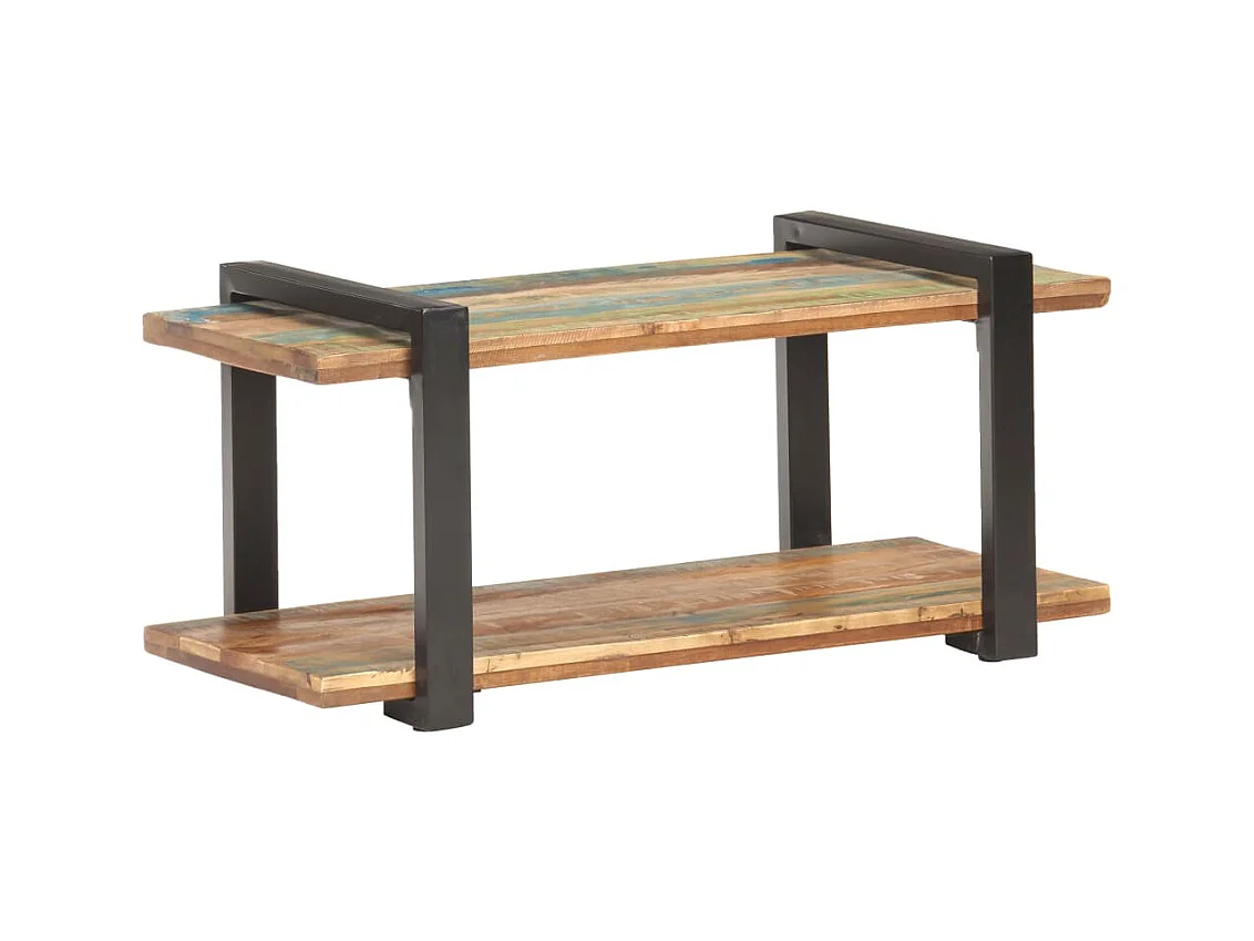 Gokce  Meuble TV 90x40x40 cm Bois de récupération massif