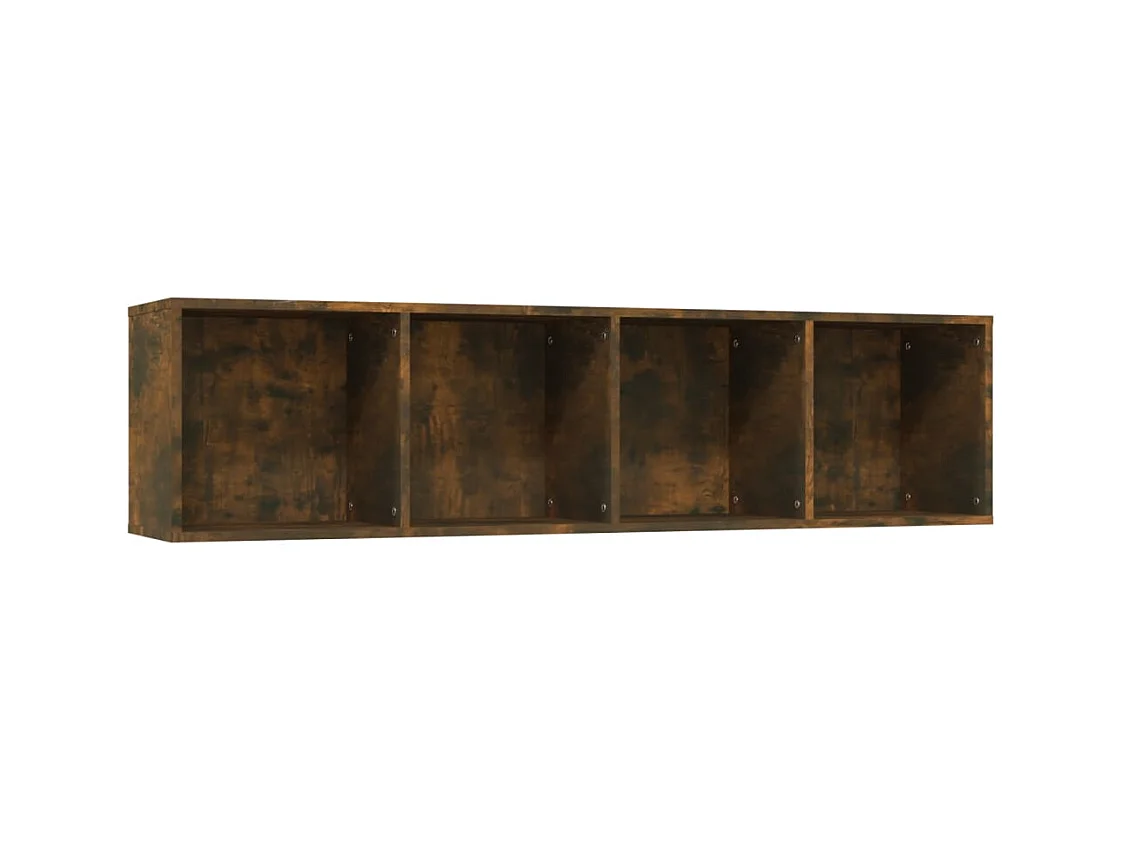 Thorben  Boekenkast / tv-meubel 143x30x36 cm bewerkt hout gerookt eiken