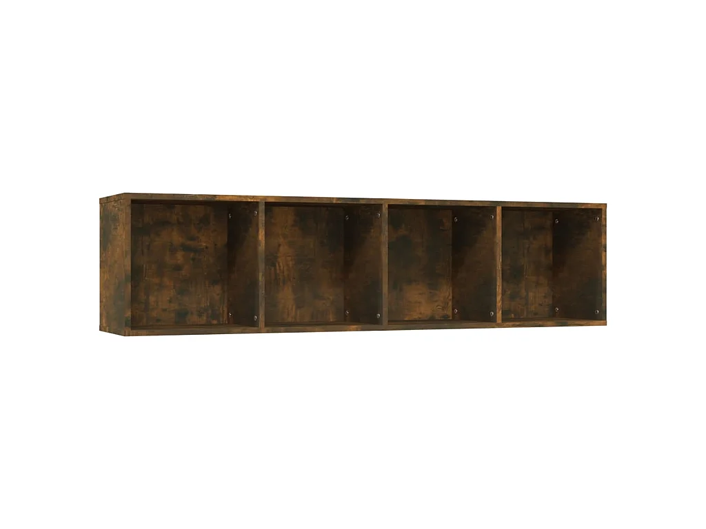 Thorben  Boekenkast / tv-meubel 143x30x36 cm bewerkt hout gerookt eiken