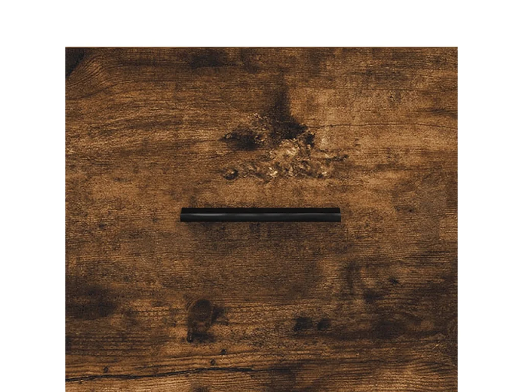 Lianna  Meuble TV Chêne fumé 80x36x50 cm Bois d'ingénierie
