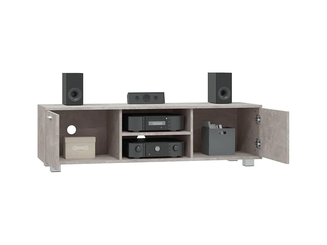 Stuarts Draft  Tv-meubel 140x40,5x35 cm bewerkt hout betongrijs