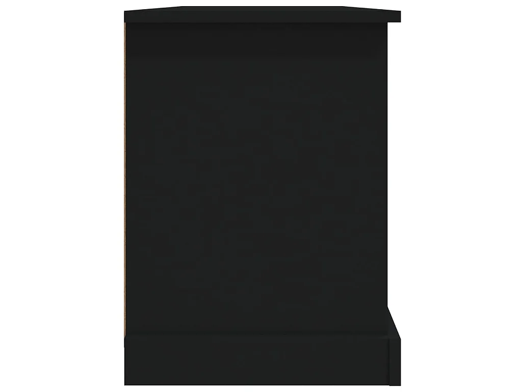 Dralinor  Mueble para TV madera contrachapada negro 99,5x35,5x48 cm