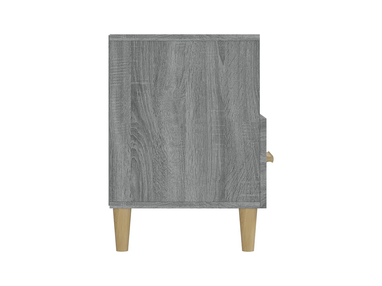 Sophie-Françoise  Meuble TV Sonoma gris 102x36x50 cm Bois d'ingénierie