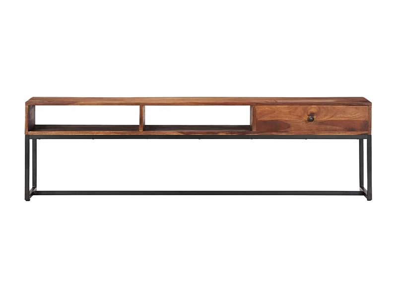 Garden Furniture -  Meuble TV 160x30x45 cm Bois de Sesham massif