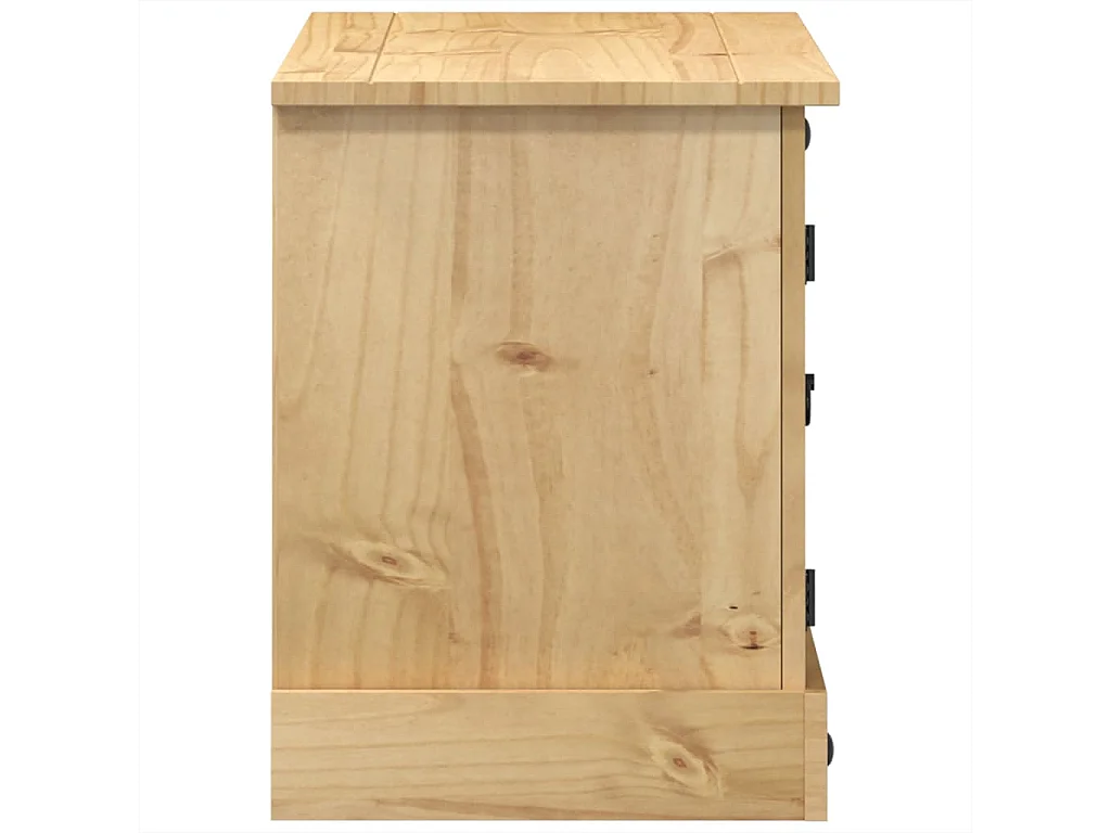 Garden Furniture -  Mueble de TV Corona madera maciza de pino 100x40x52 cm