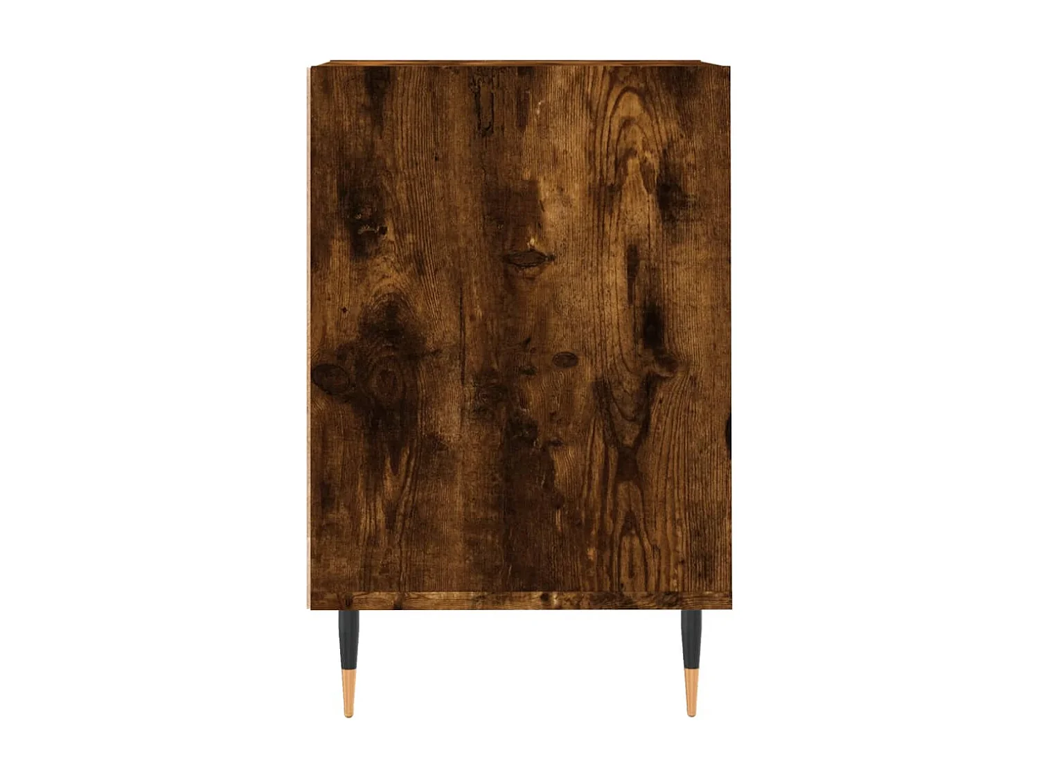 Nyrena  Meuble TV Chêne fumé 100x35x55 cm Bois d'ingénierie