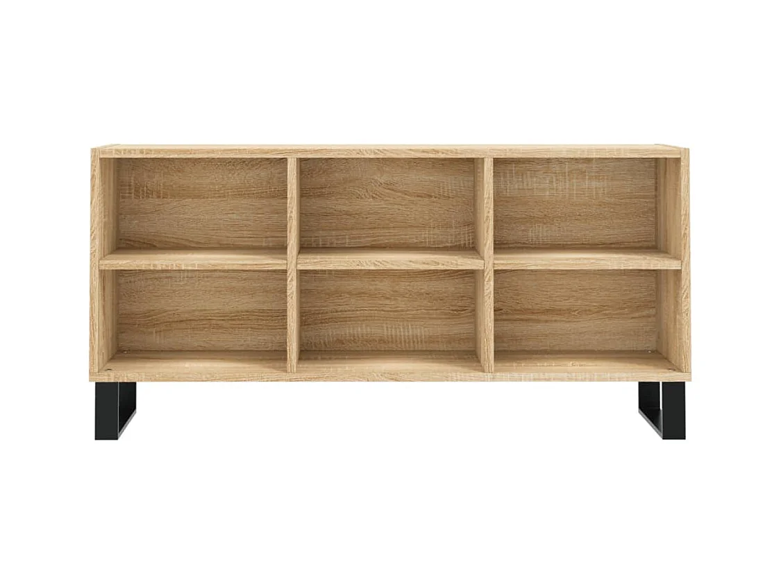 Adolfo  Meuble TV chêne sonoma 103,5x30x50 cm bois d'ingénierie