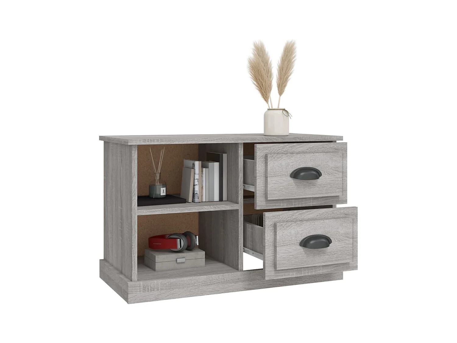 Landisville  Mueble para TV madera contrachapada gris Sonoma 73x35,5x47,5 cm
