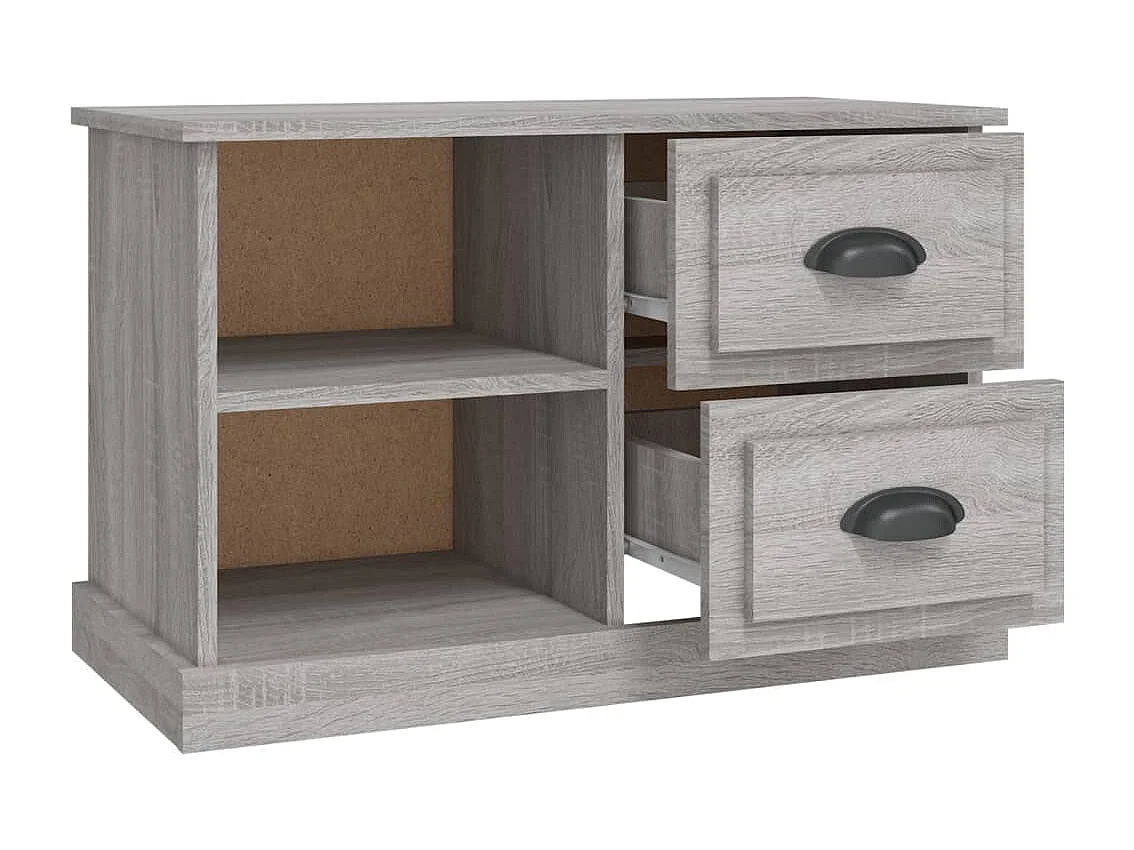 Landisville  Meuble TV sonoma gris 73x35,5x47,5 cm bois d'ingénierie