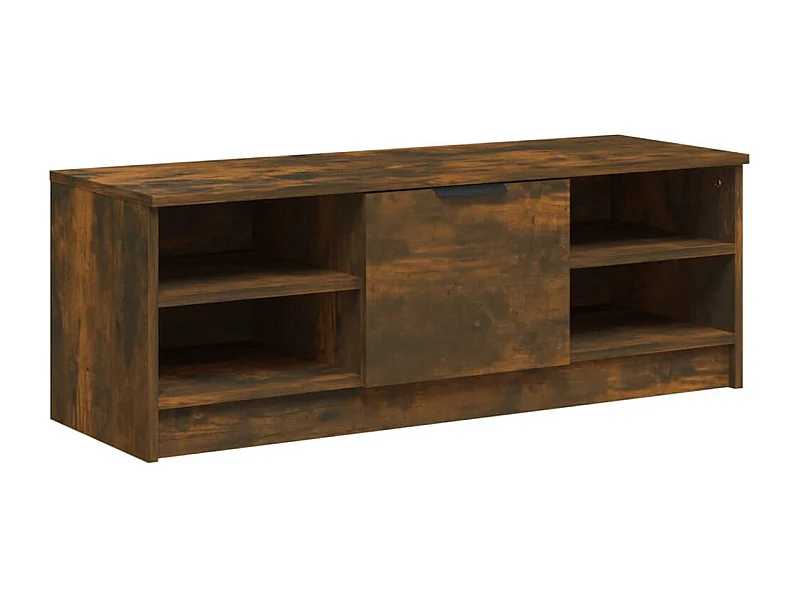 Hilrik  Meuble TV Chêne fumé 102x35,5x36,5 cm Bois d'ingénierie