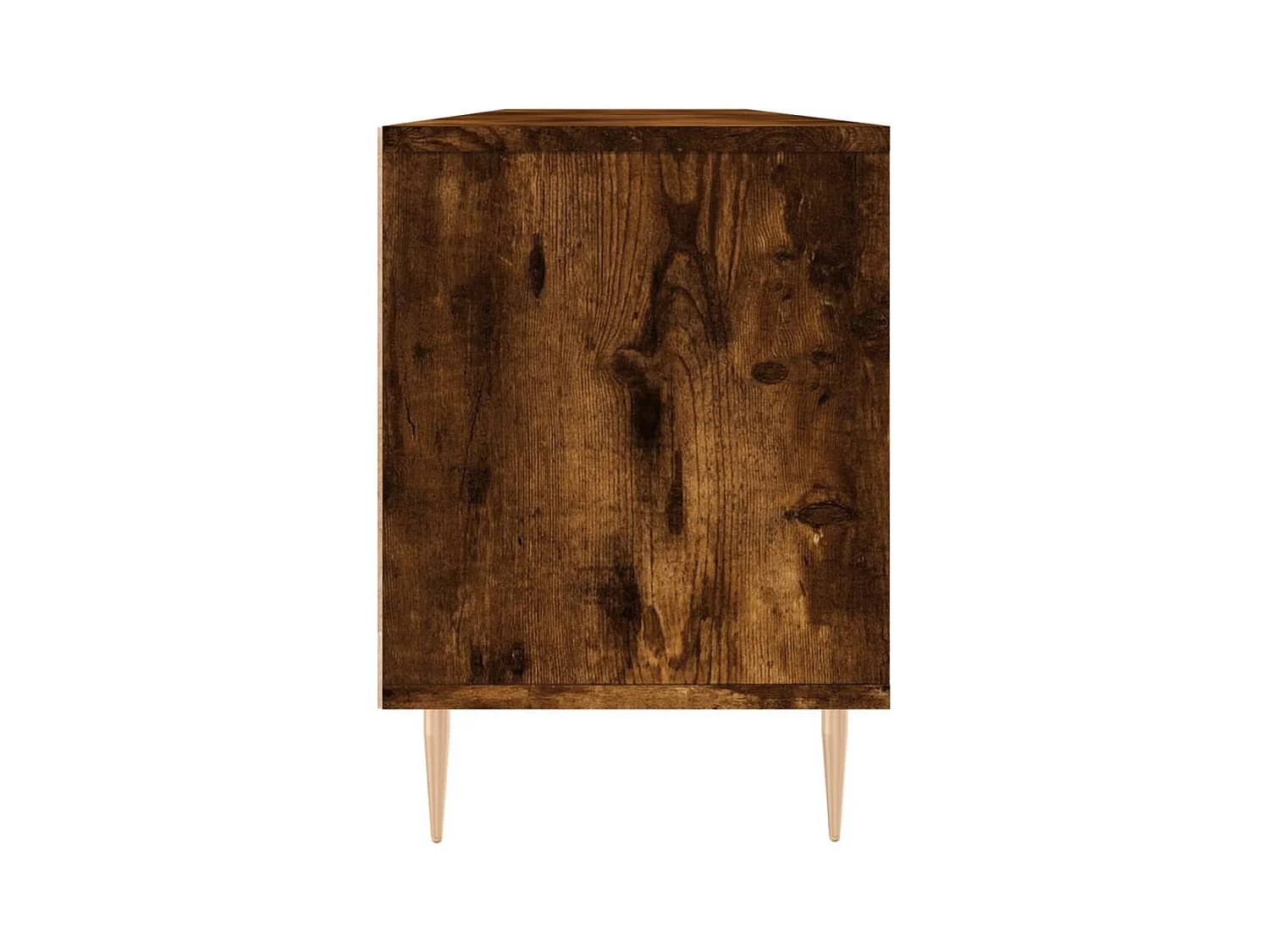 Galax  Meuble TV chêne fumé 150x30x44,5 cm bois d'ingénierie