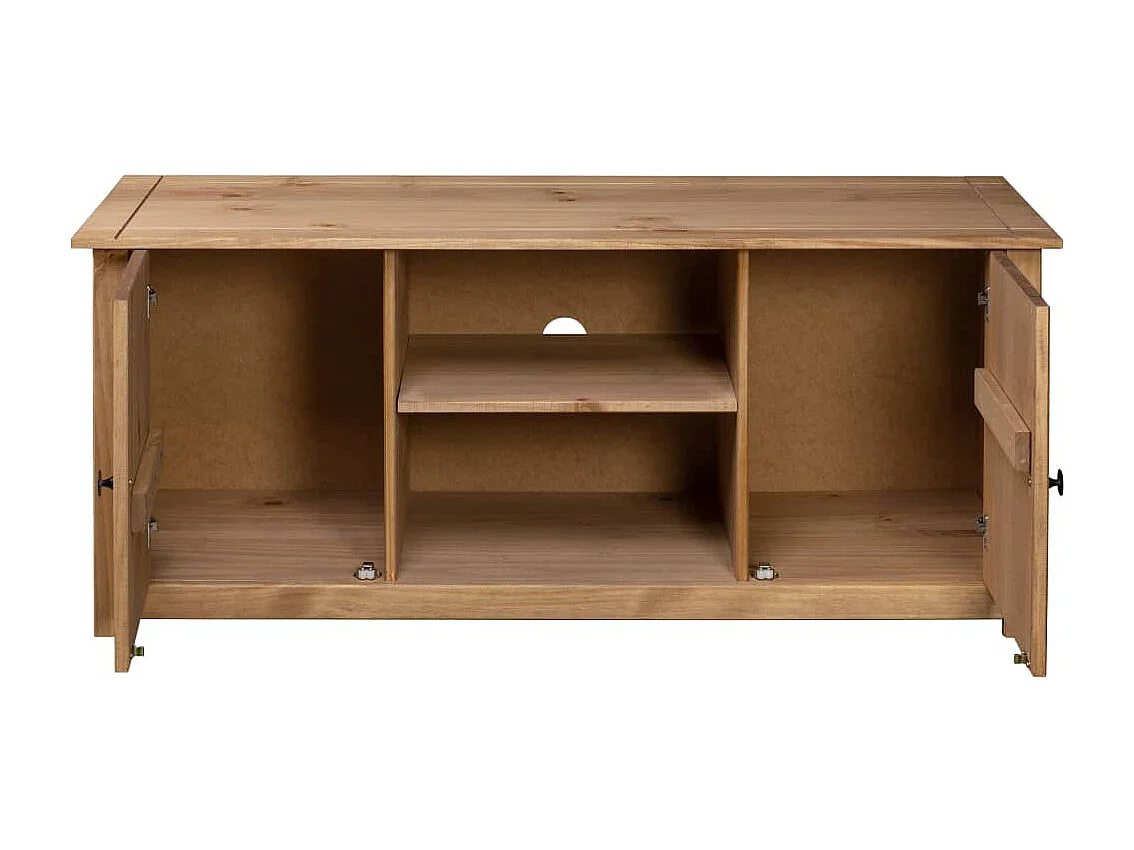 Caldir  Meuble TV 120x40x50 cm Bois de pin massif Gamme Panama
