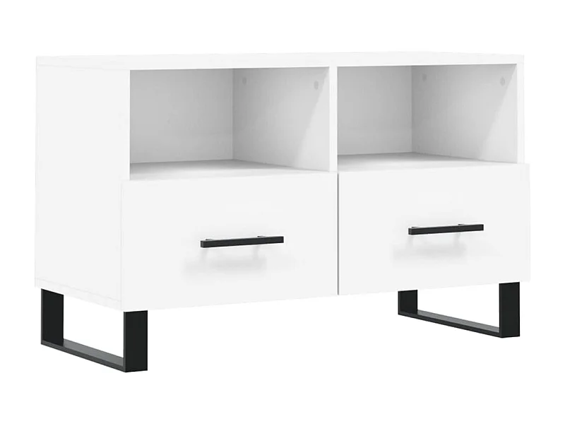 Sigil  Tv-meubel 80x36x50 cm bewerkt hout wit